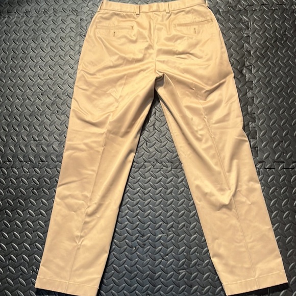 Brooks Brothers Dress Chino. Flat front. Tan - Picture 3 of 3
